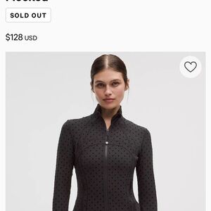 Lululemon Flocked Polkadot set